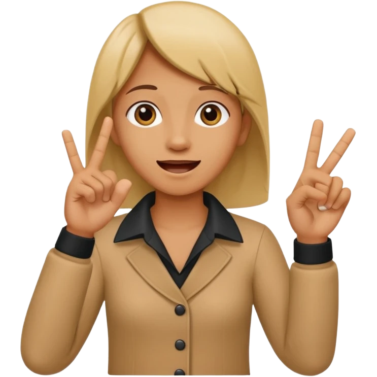 WEST SIDE SINGG WITH FINGERS. a W with one Hand🖐️ emoji