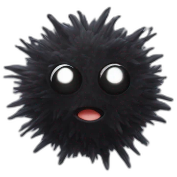Soot sprite emoji