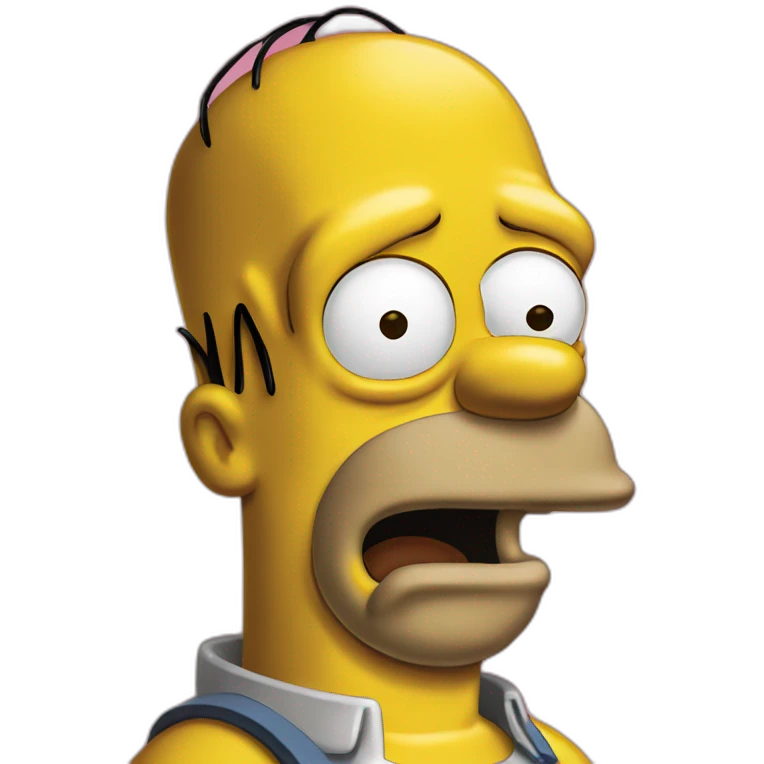 homer simpson drool emoji