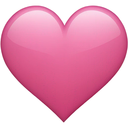 minimal cracked pink heart  emoji