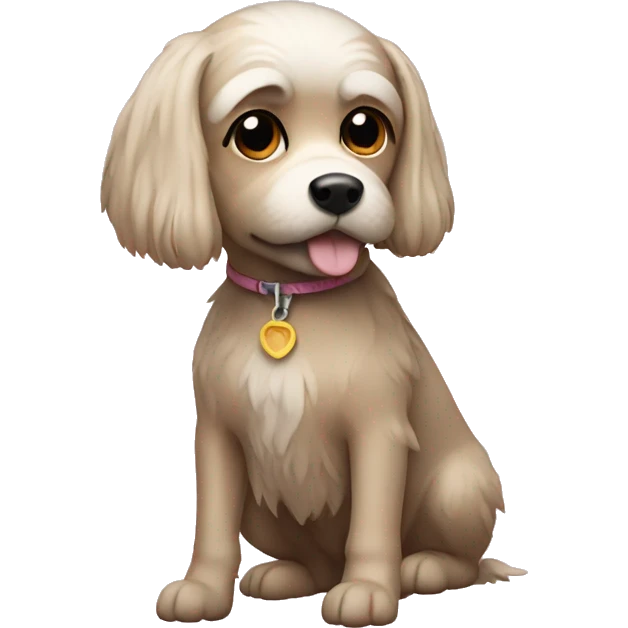 Dog mini york  emoji