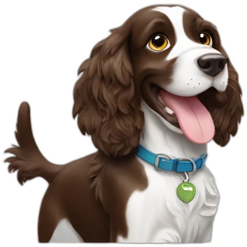 Springer spaniel thumbs up  emoji