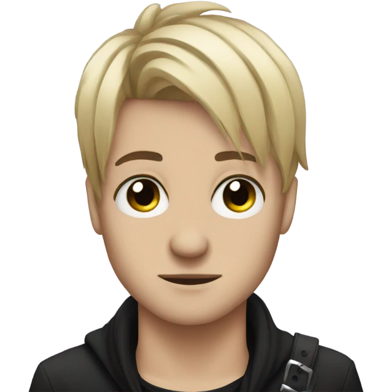 Emo guy with dark eyeliner  emoji