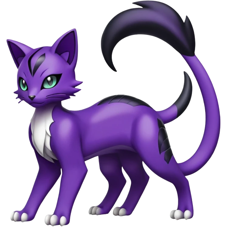 Liepard-Delcatty-Pokémon-Fakémon-hybrid-creature (full body) emoji