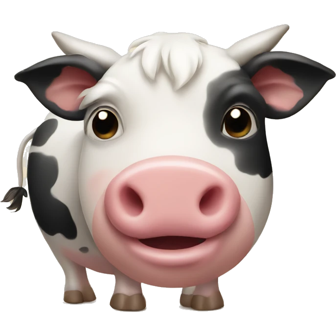 cow and pig emoji