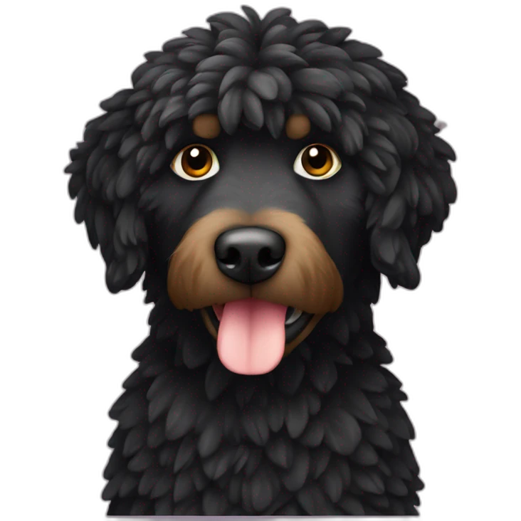 barbet black emoji