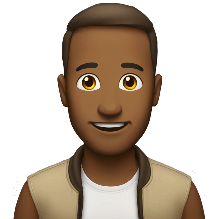 Коричневый пудель emoji