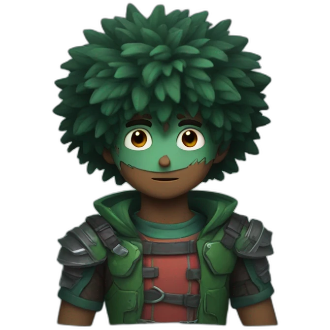Dark deku emoji