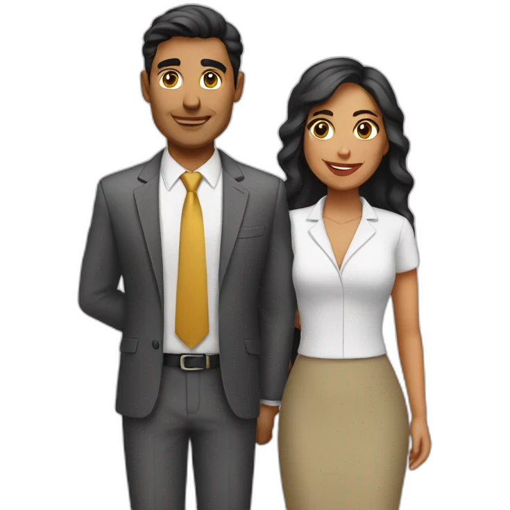 business latin couple emoji