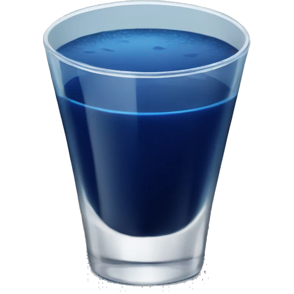 dark blue drink emoji
