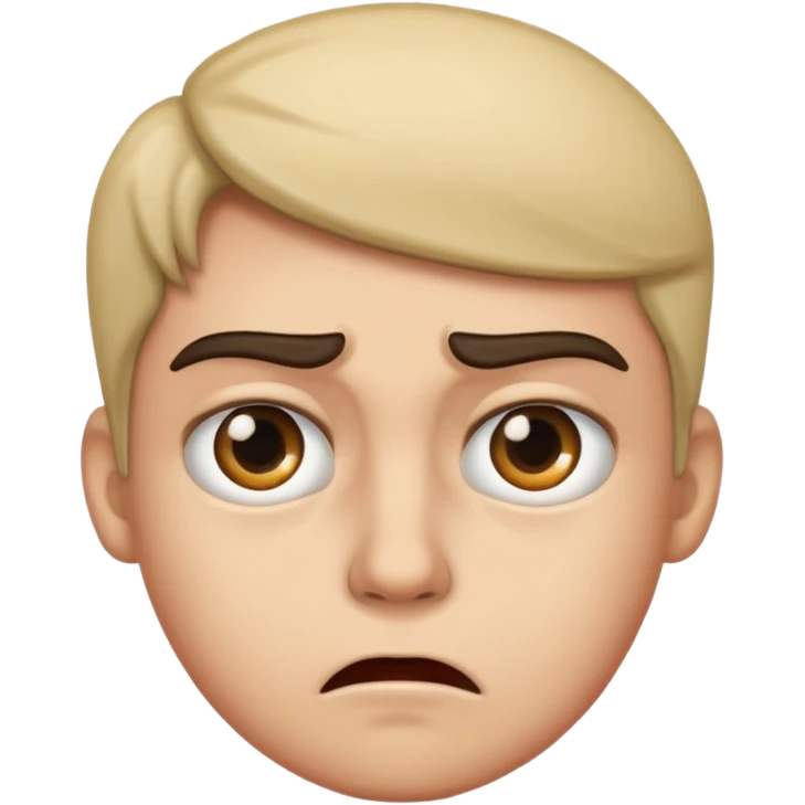 Disgusted dirty look  emoji