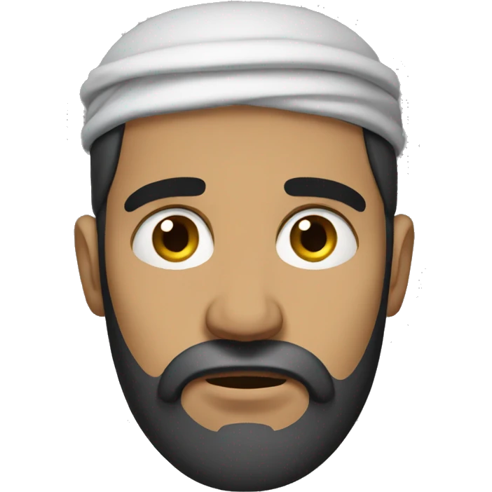 sad arab man emoji