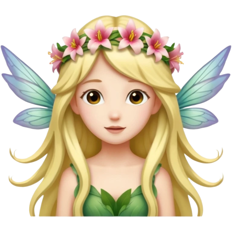 Lily wings,Flower Fairy. emoji