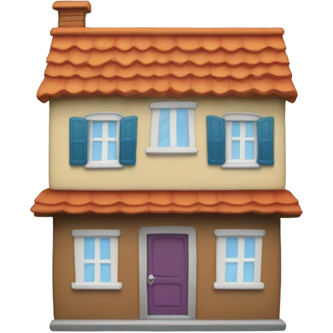 Una casa estilo emoji emoji