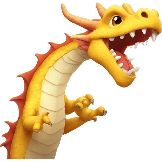 dragon high fiving emoji