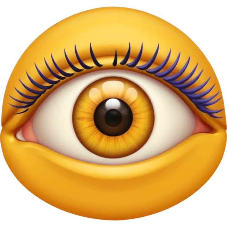quiero un ojo así con pestañas abierto como el ojo del allbum de fuerza regida emoji