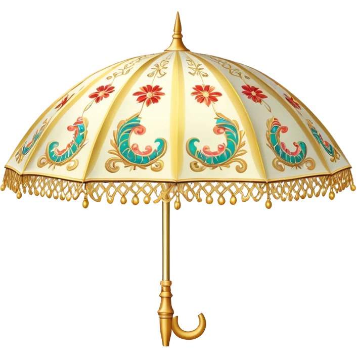 Fancy deluxe parasol emoji