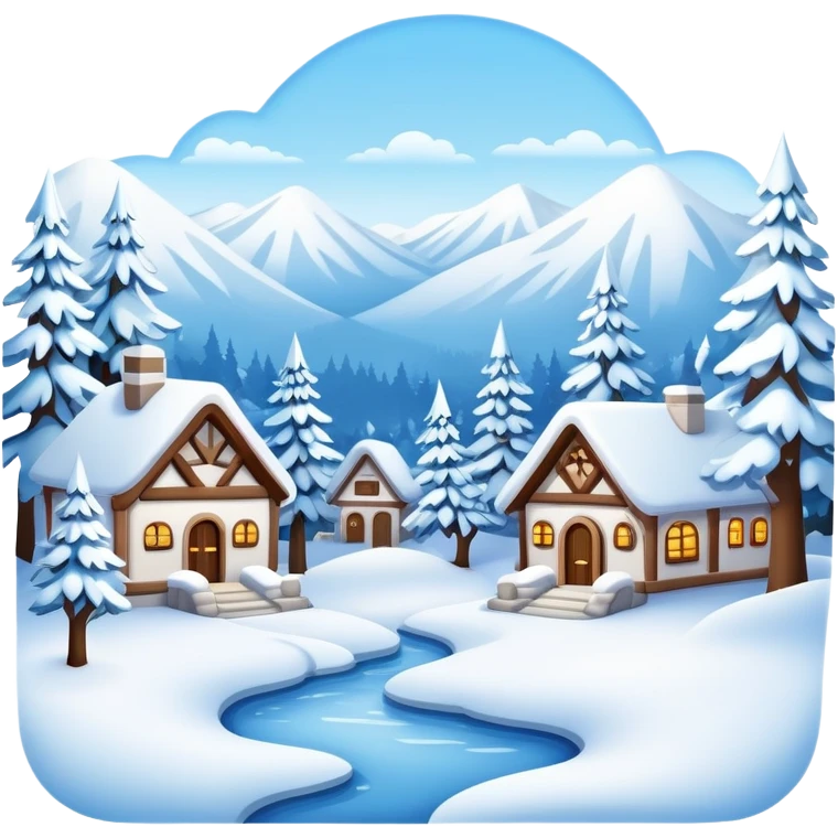 Winter wonderland emoji