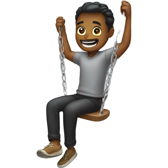 Swinging person emoji