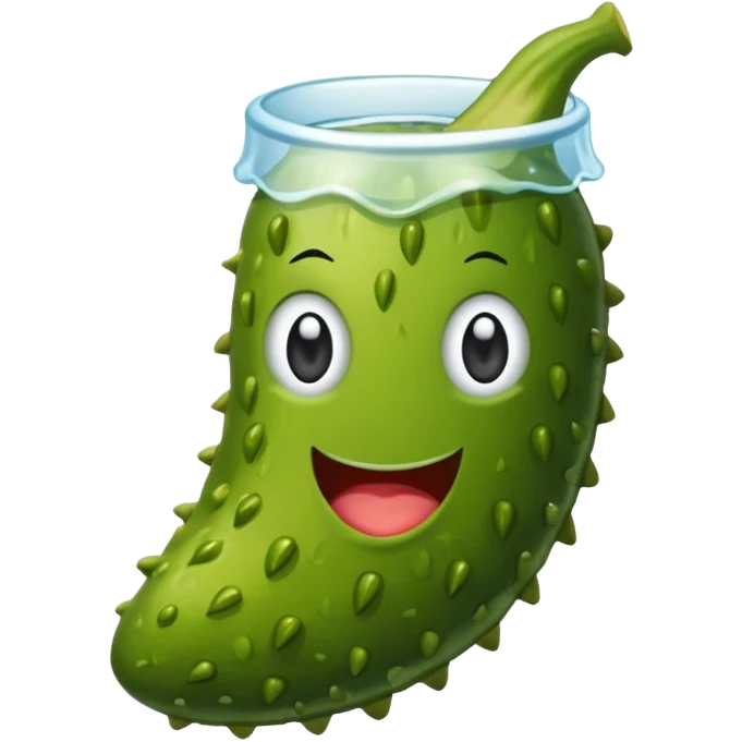 Pickle with a bikini  emoji