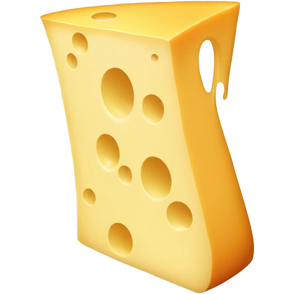 Cheese with a top high emoji