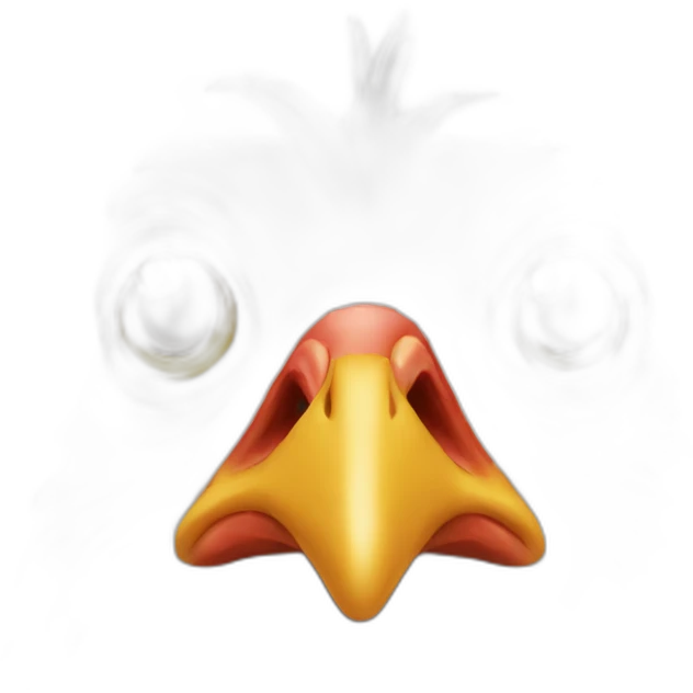 blind chicken emoji