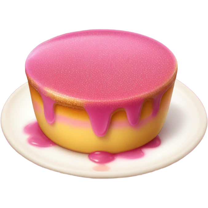 Pink Créeme brulee emoji