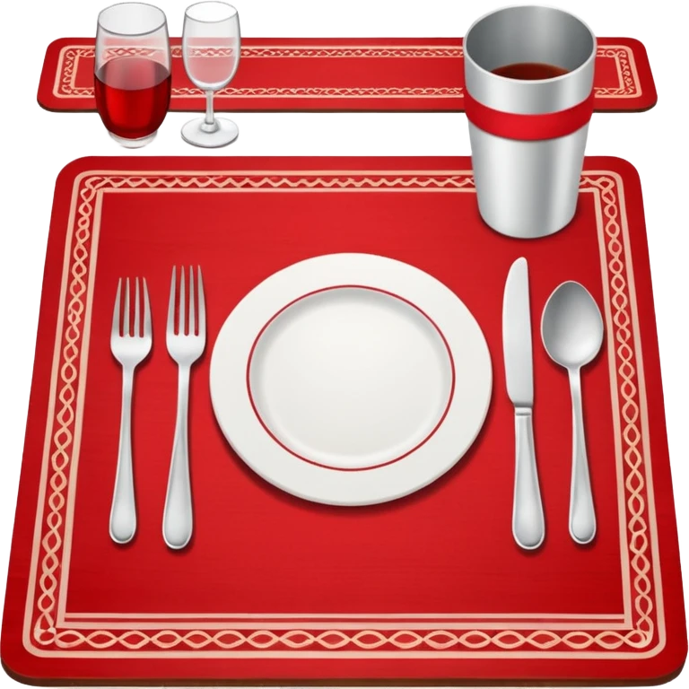 Table with Placemats emoji