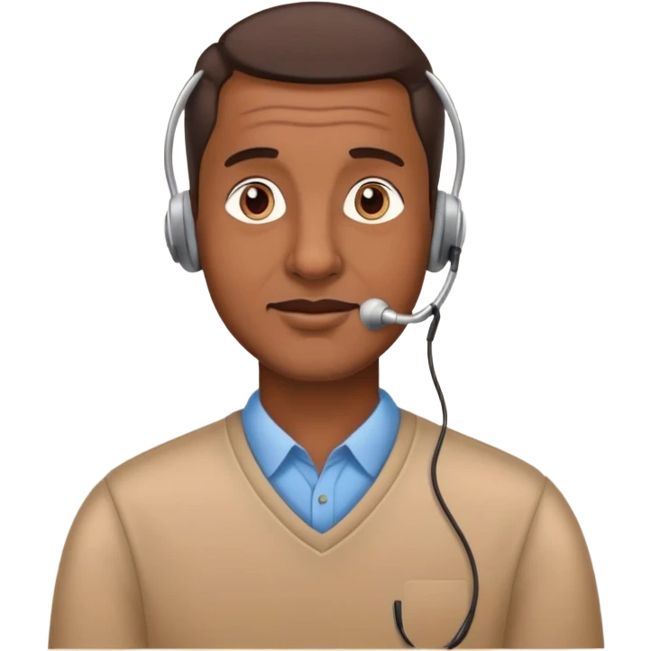 a man hearing impairment emoji
