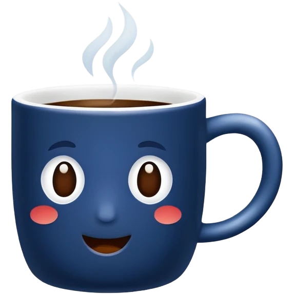 dark-blue-mug-with-coffee emoji