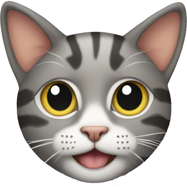 cat with mobile emoji