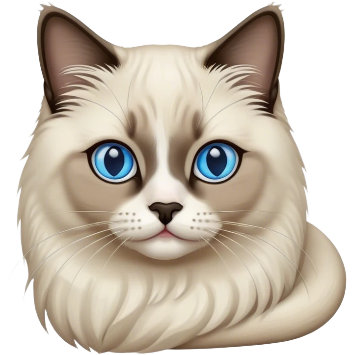 seal point ragdoll cat emoji
