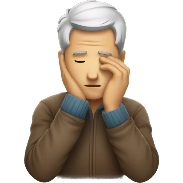 man front facepalming emoji