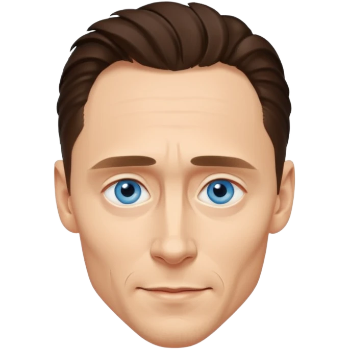 Tom Hiddleston with blue eyes emoji