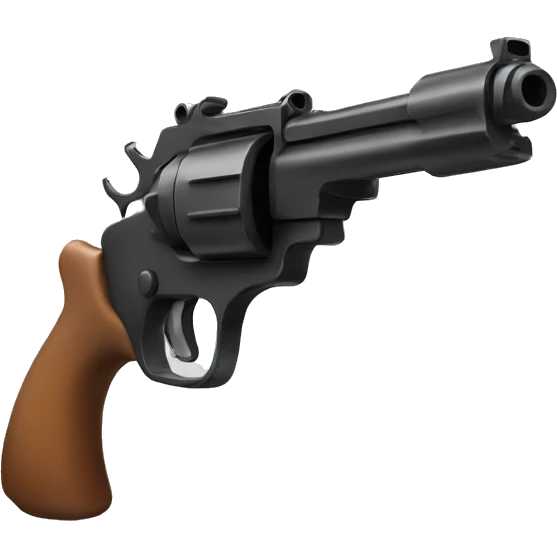 Gun with bow emoji