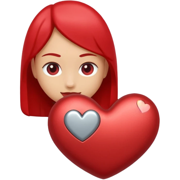 magnet pulling a small heart emoji