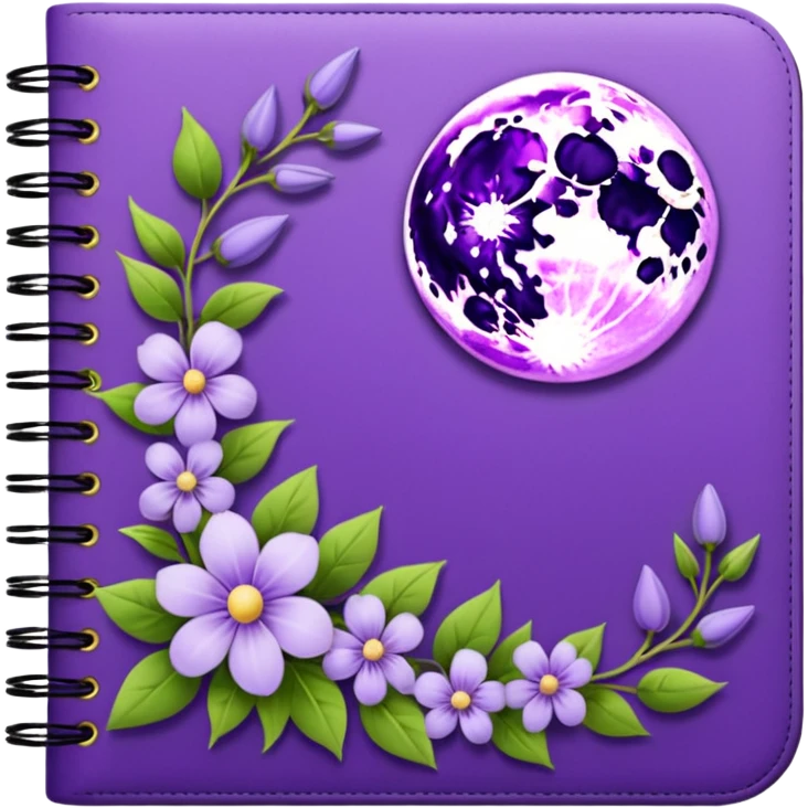 lilac moon planner emoji