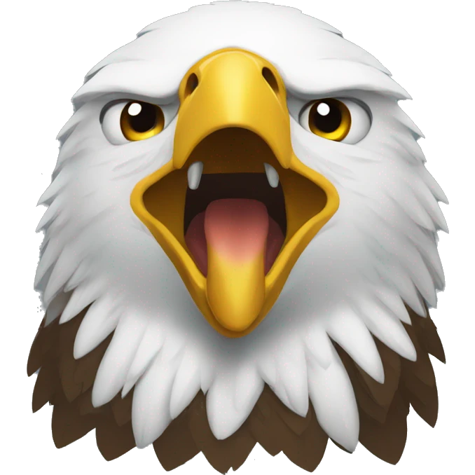aggressive eagle emoji