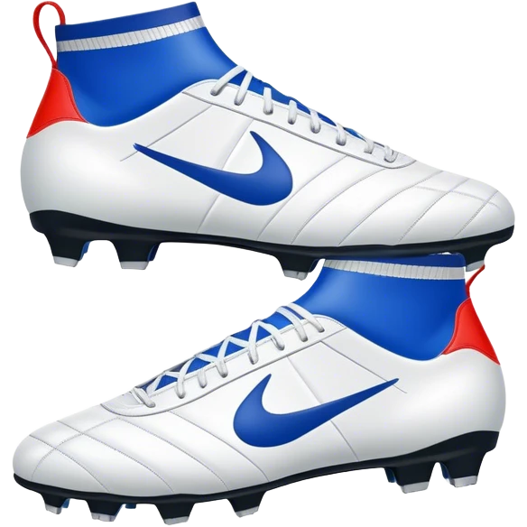 Cinematic Realistic image of a pair of soccer boots featuring finely detailed synthetic and leather textures, vibrant accents and dynamic design elements, illuminated by bright, field-side lighting that captures their sporty essence emoji