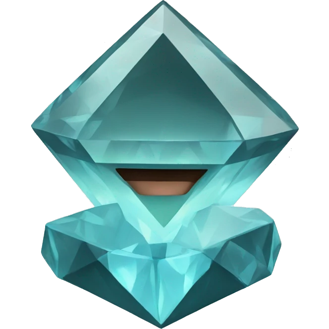 Diamond from Minecraft  emoji