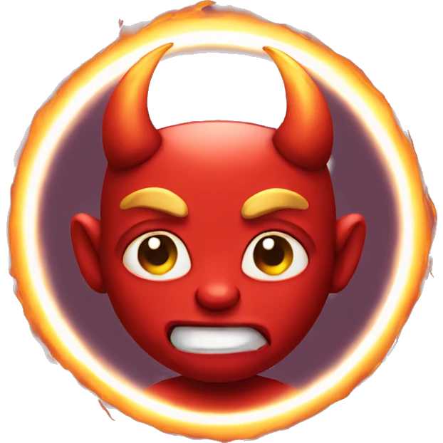 devil with halo  emoji