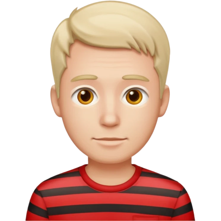 Men with red Striped Shirts emoji