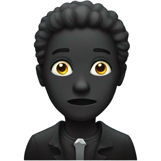 Black grave emoji