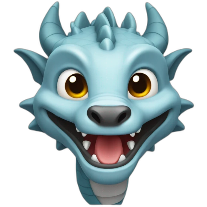 Dragon mélangé à un raton laveur emoji