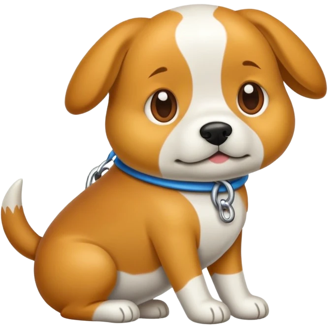Dog with carabin emoji