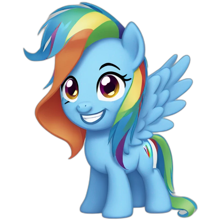 Rainbow Dash emoji