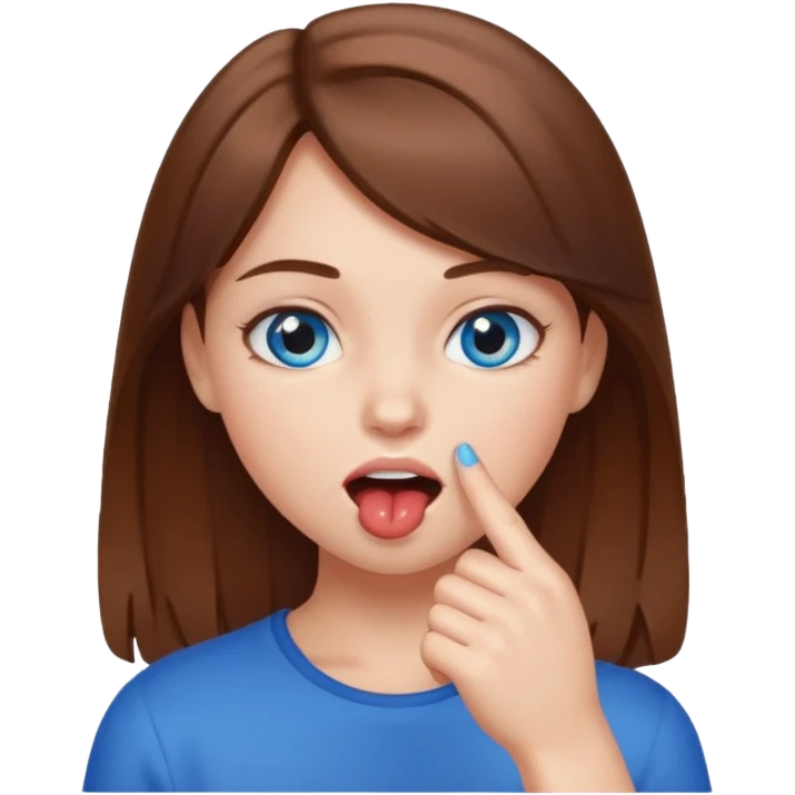 bite your finger girl emoji