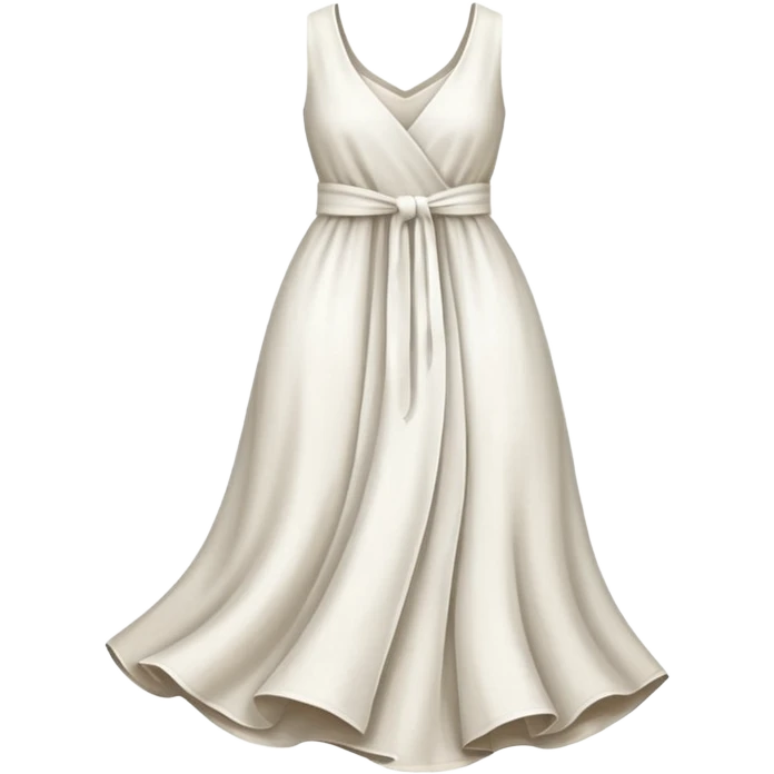 Robe white emoji