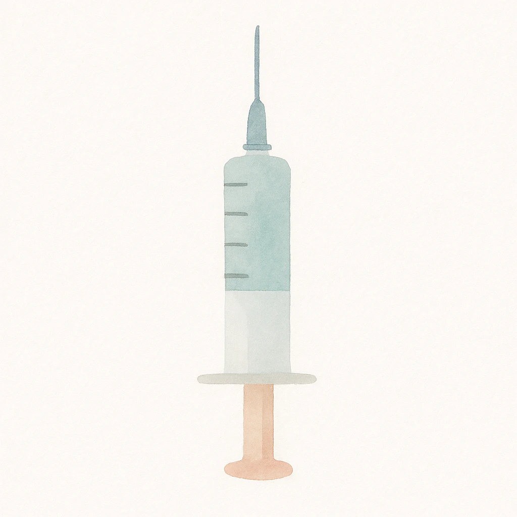 a syringe emoji