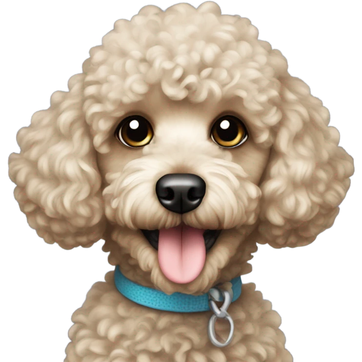 Dog toy poodle  emoji